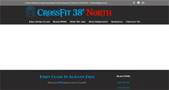Desktop Screenshot of crossfit38degreesnorth.com